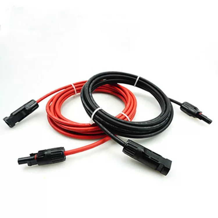 6mm2高圧太陽電池パネルPVケーブルXLPEは絶縁材DC 6mmを倍増する