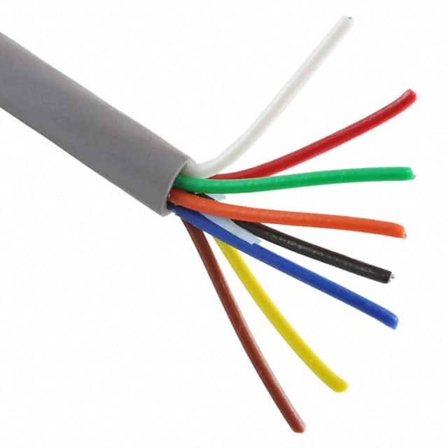 アルファワイヤ 8 導体 20AWG スレートケーブル 100' 産業環境での安全な接続のために