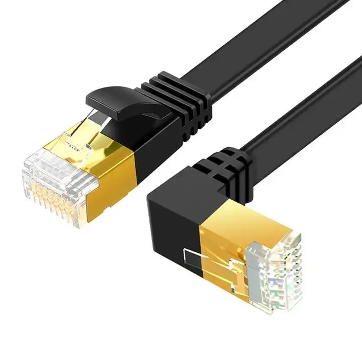 CAT 8のネットワーキングの綿のラップトップPS 4のルーターRJ45 Cable/CAT8のイーサネット ケーブル40Gbps 2000MHzのための編みこみのインターネットLANコード