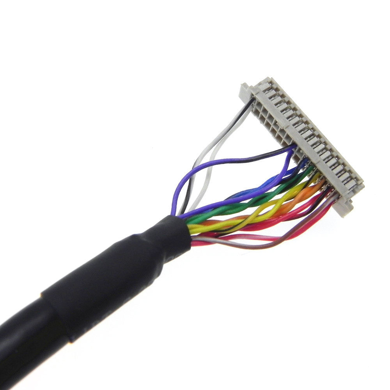注文のLCDの表示LVDSはケーブル会議Df13 1.25mmピッチのソケットDF20-20DS-1C 20 Pinを