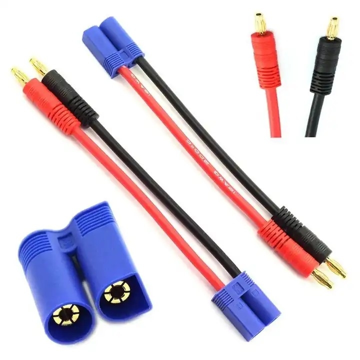 ESCモーター無人機のためのシリコーン ケーブルEC5 EC3のアダプターのコネクター ワイヤー馬具10AWG 12AWG