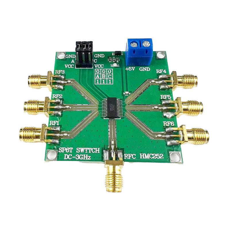 HMC252 DC-3GHz RF 非競争性SP6Tキー RFキー 3V-5のためのCATV/DBS MMDS
