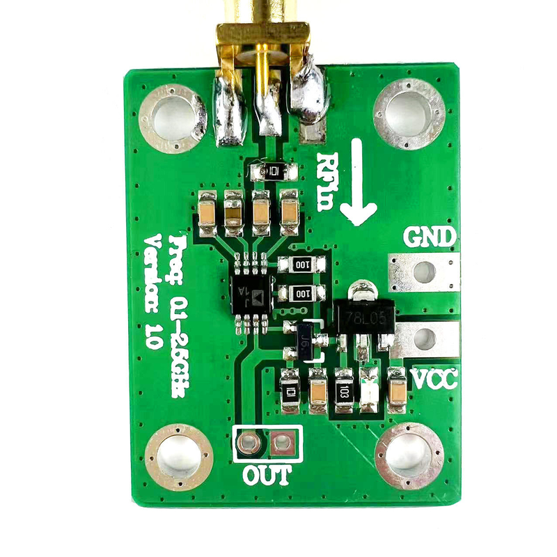 AD8313 ロガリズム検出器 -72dBm -2dBm 0.1-2.5GHz RF パワーアナライザーボード 7-15V パワーマイクロ波ラジオ検出モジュール