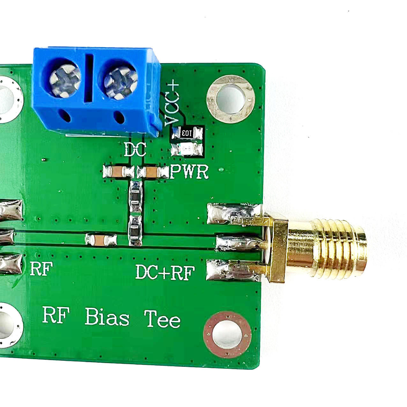 RFバイアスTee フィード ブロッカー 10~6000MHz 6GHz HAMラジオRTL SDR LNA低音量アンプ