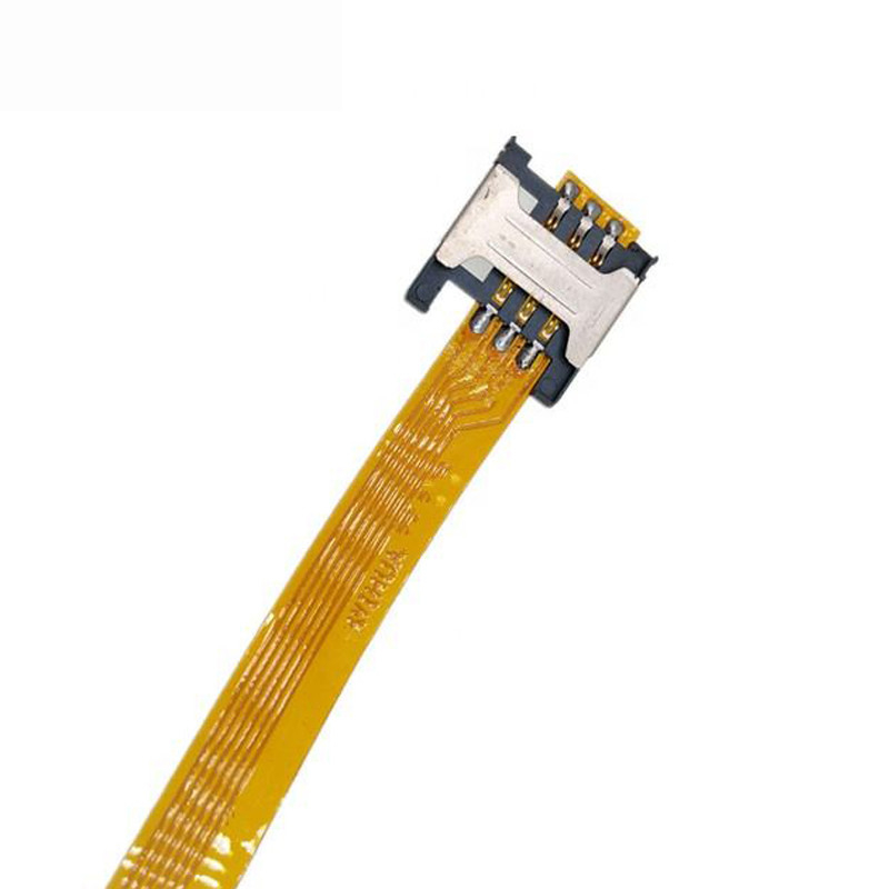 GSM CDMA 標準 UIM SIM カード キット 男性から女性 拡張ソフトフラット FPCケーブル