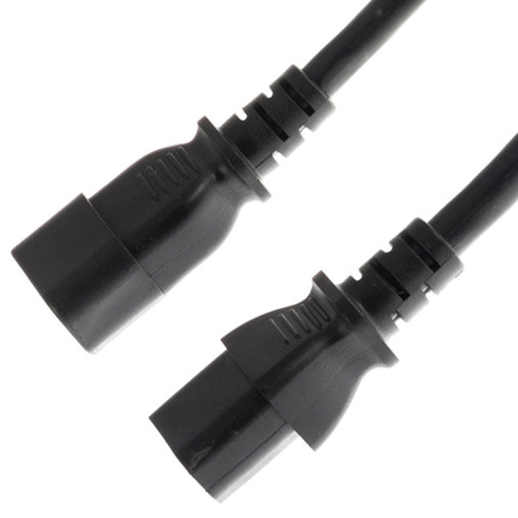 RY C13 から C14 10a 250v 電源コード 18 Awg C14 マット