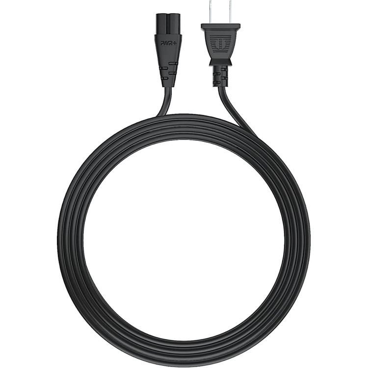 RY 12フィート 電源コード 2 Prong AC 壁プラグ 2 スロット LED LCD