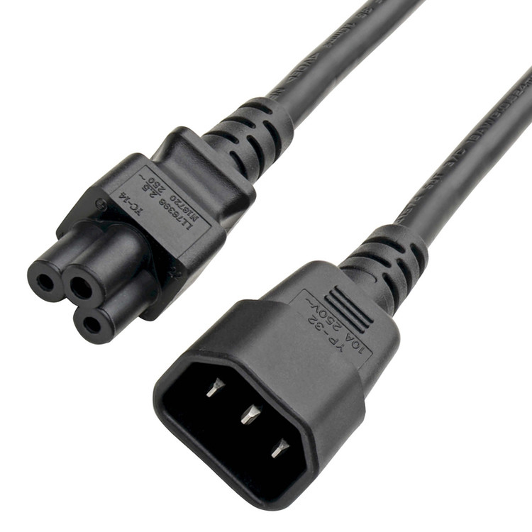 RYコネクタアダプタ C14からC5 電源アダプタコード 7a 250v 18 Awg