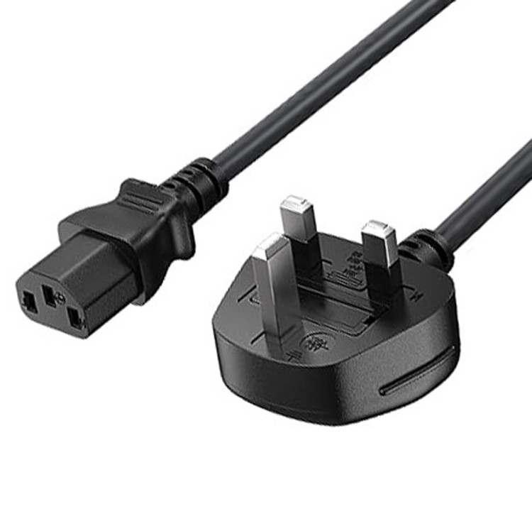 RY C13 To UK プラグ電源コード Bs1363 18awg 250v 長さ ほとんどのコンピュータ プリンター その他の機器