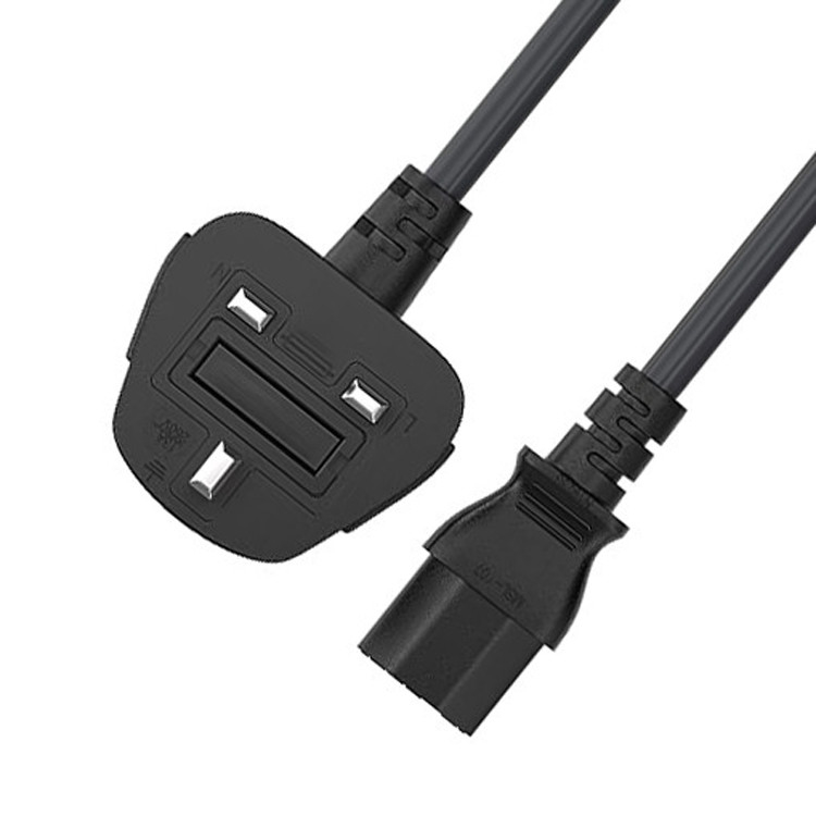 RY C13 To UK プラグ電源コード Bs1363 18awg 250v 長さ ほとんどのコンピュータ プリンター その他の機器