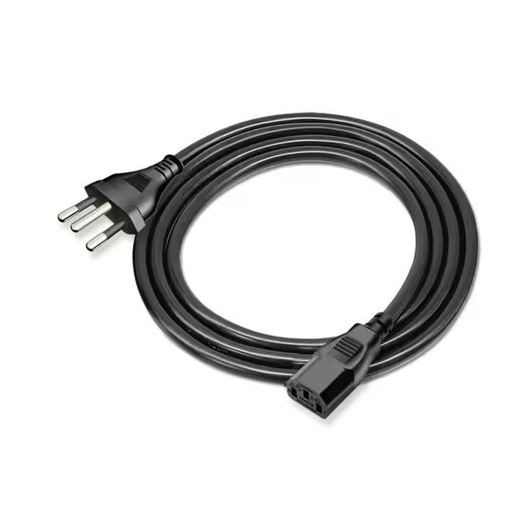 RY IEC ブラジルの電源ケーブル 1-15p 5-15p PVC素材 オーダーメイド 1M 1.5M 2M 3M 5M 剥がれた電源線ケーブルを含む