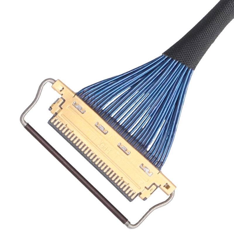 LVDSケーブル組立 36AWG 0.4mm ピッチ 30P 40P I-PEX 20453-240T-01 から 20453-230T-01
