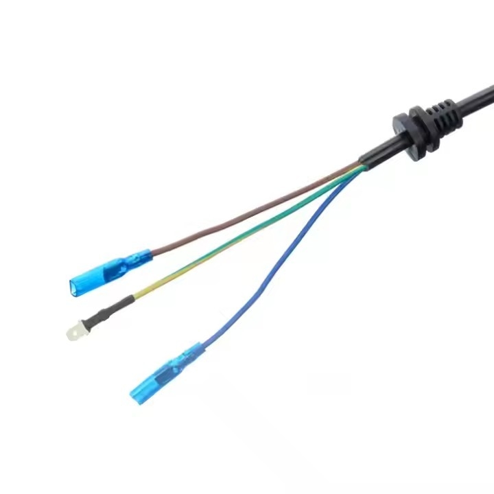 ETL認定 3コパーのコア SJTW 10/12/14 Awg 3尖のPVC絶縁線 ネマ 5-15p 裸の端へのAC電源ケーブル