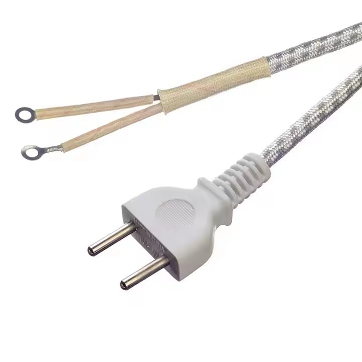 ホットセール 2ピン 220v 16a 帯状ワイヤ 電源コード ケーブル LEDランプ E27 Dc パキスタンにおける鉄のための銅カラチ電源コード