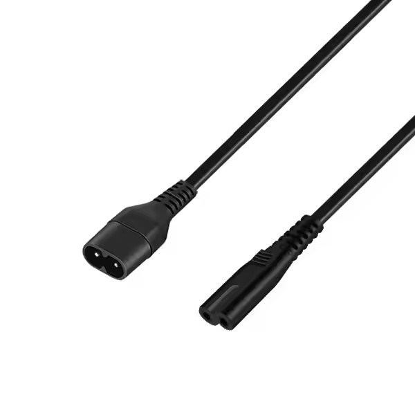 2.5A 250V CCC VDE ETL IEC 認定延長電源コード C7 右角接続器 C7