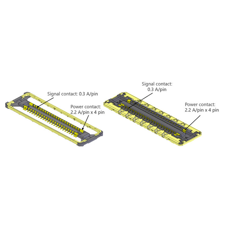 0.3mmピッチ 完全にシールドされたフラットハイスピードトランスミッションケーブル IPEX NOVASTACK 35-HDP 20697-042E-01 EDPケーブル