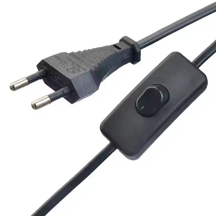 SNI 承認 2ピンタイプC7 図8 形 女性プラグ ブラック 電源ケーブルコード 1.2M/1.5M/1.8M 長さ 家用レストラン