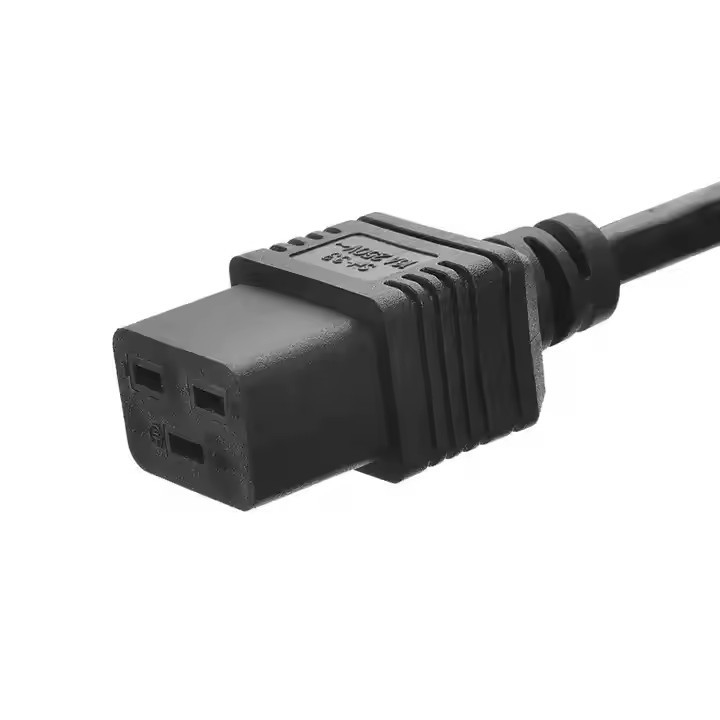 Iec-60320 3 Prong H05vv - F 3G 0.75 コネクタ C19 から C20 コネクタ 銅導体 電源ケーブル 家電用