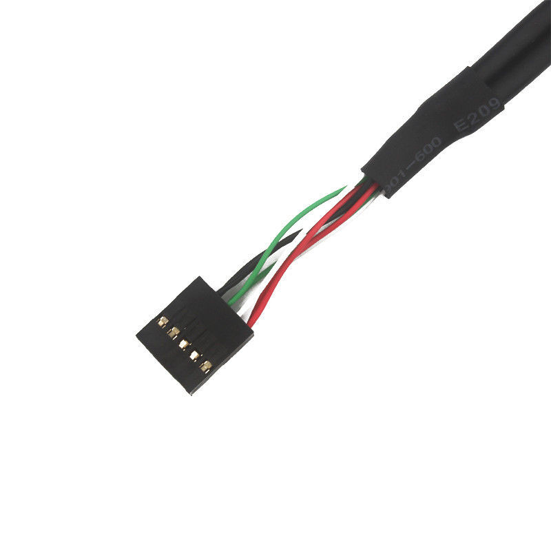 2.54mm ダブルUSB産業用ワイヤリングハーネス BbからSbc10 POS MOLEX 22552101ケーブル