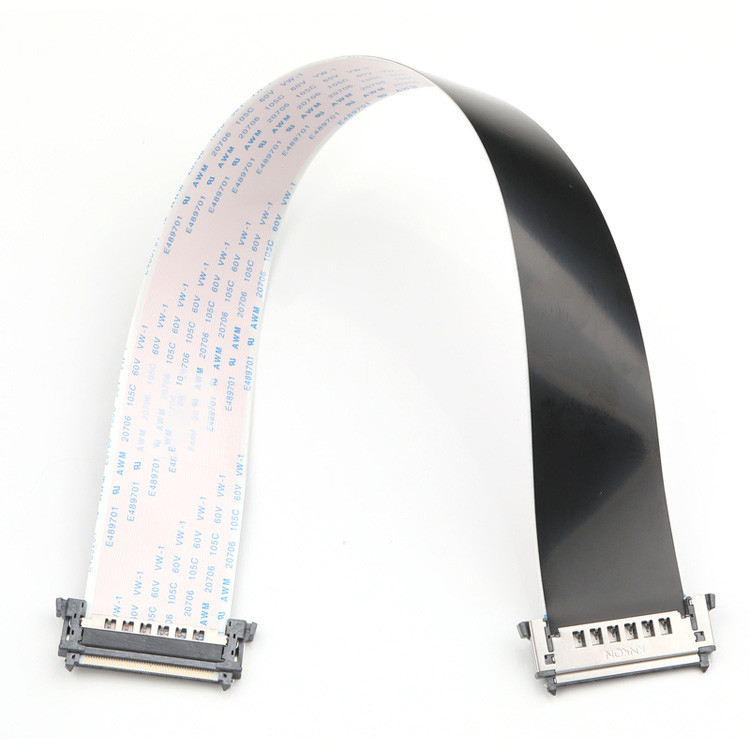 RE51 CONNGolden Pins UP FPC FFCケーブル 51ピン 0.5mm ピッチ 柔軟な平面ケーブル 300mm 長さ