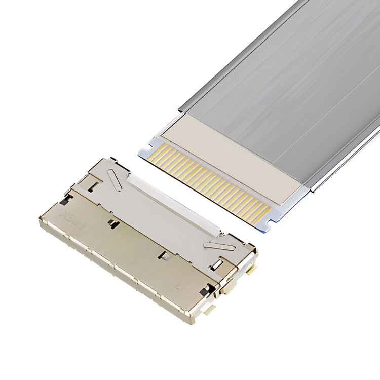 0.5mmピッチ 完全にシールド Fpcケーブル 高速自動ロック水平マート IPEX 20952-024E-02