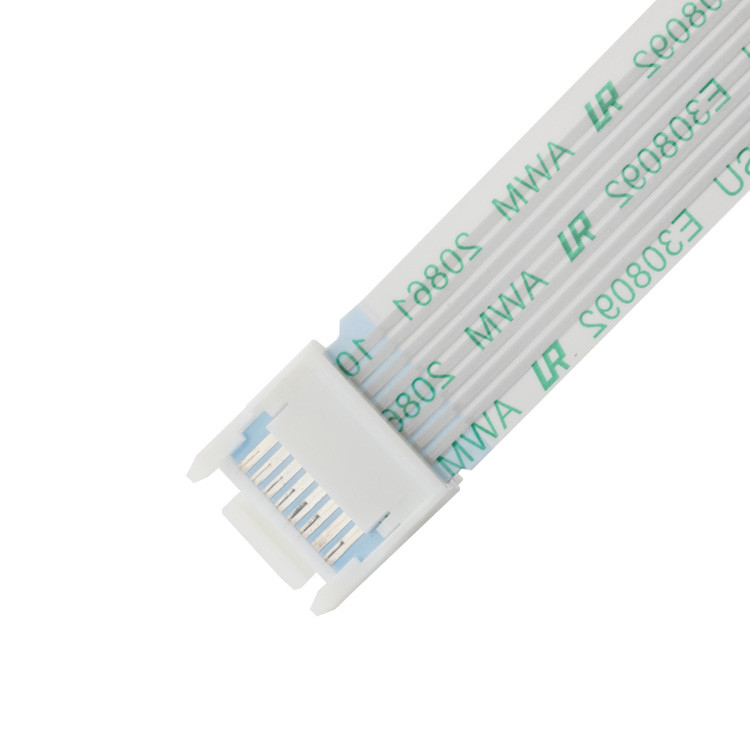 OEM/ODM ROHS FFP/FPC 6Pin ホワイト IS100-L08T-C46-C から HS100-L08N-N62 黒 ピッチ 1.0mm