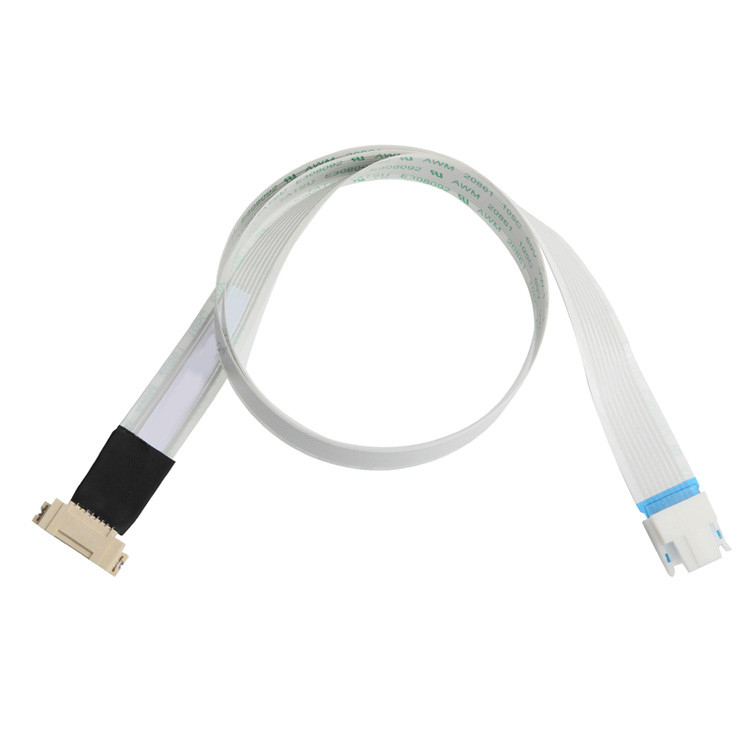 OEM/ODM ROHS FFP/FPC 6Pin ホワイト IS100-L08T-C46-C から HS100-L08N-N62 黒 ピッチ 1.0mm