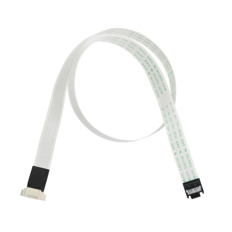FFC/FPC IS100-L08T-C46-C 黒からHS100-L08N-N62 黒のLED FFC拡張ケーブル