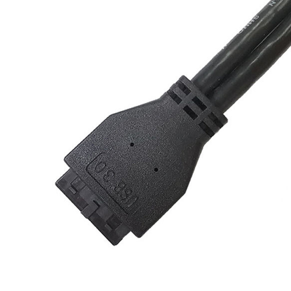 産業用ワイヤリングハーネス USB 3.0 パネルマウント A X2 から 20 ピンヘッダー マザーボード カスタム