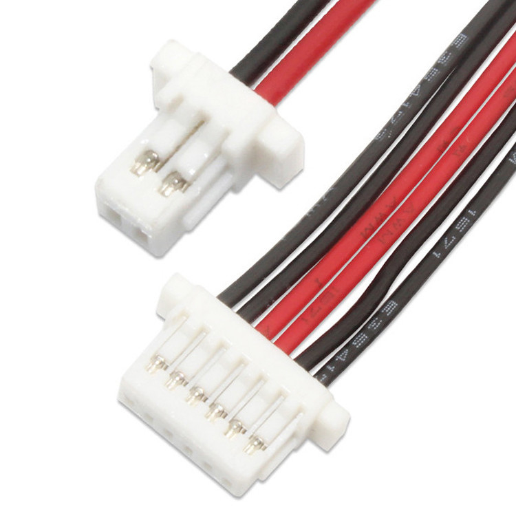 Jstケーブル SH 1.0 TO 6ピン SH1.0 WIRE 500MM Jstコネクタから3mm缶詰のカスタムワイヤーハーネス
