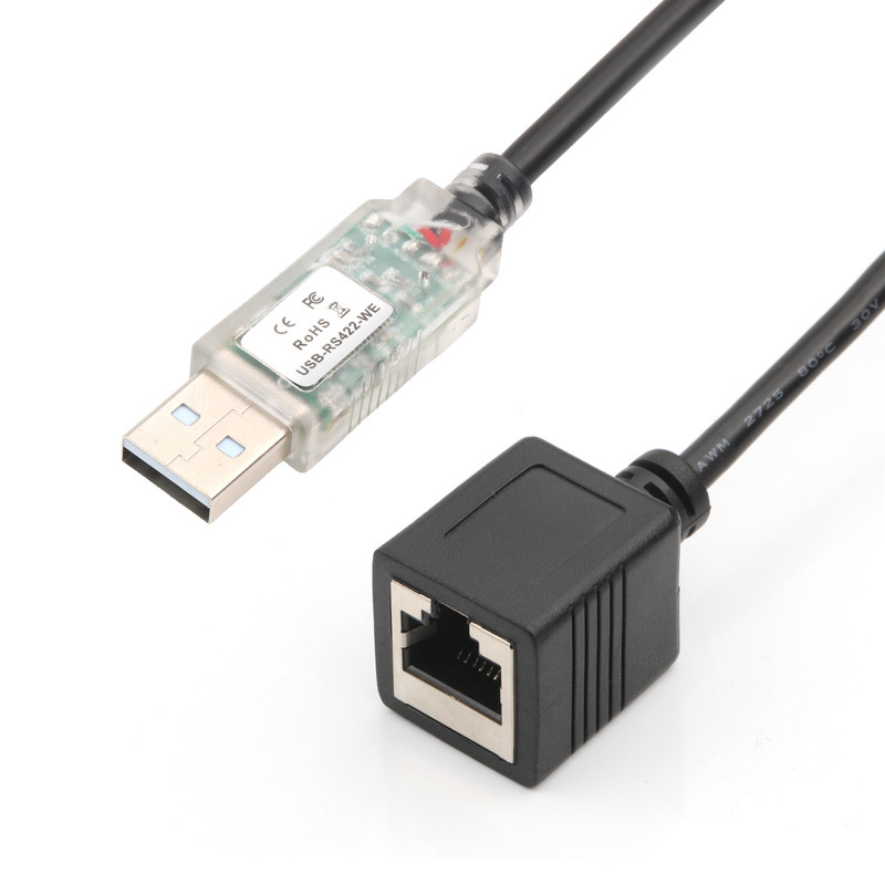 産業用カスタムケーブルアダプター USB-A RJ422 から RS232 ネットワークポート ネットワークエンジニアリング デバッグケーブル
