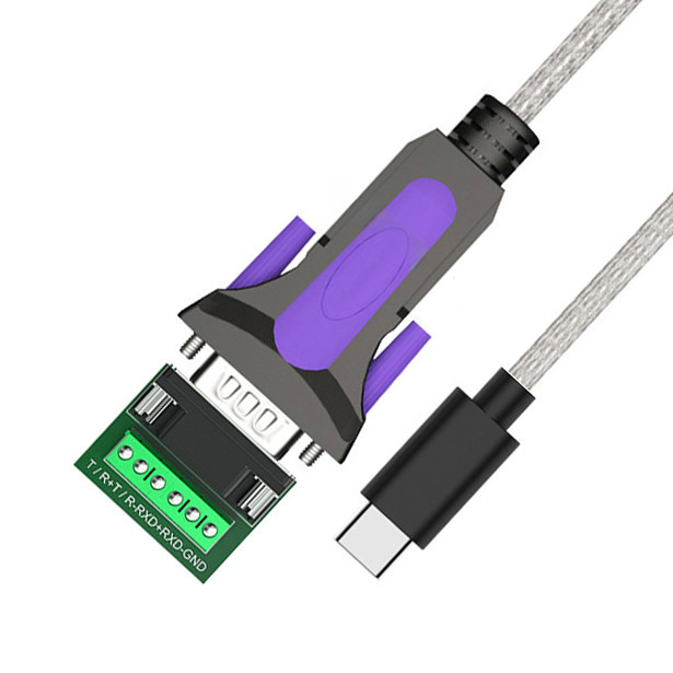 工業用タイプCのカスタムケーブルからRS485-DB9/RS422-DB9 CONNコネクタB DB9 男性