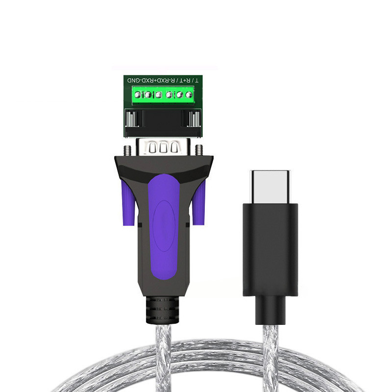 工業用タイプCのカスタムケーブルからRS485-DB9/RS422-DB9 CONNコネクタB DB9 男性