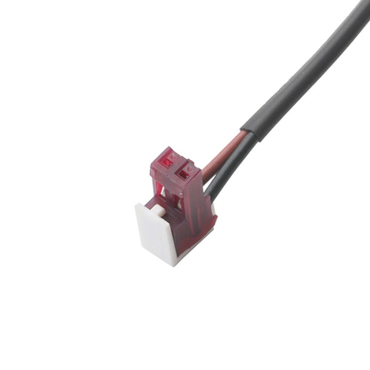 RYブランド JSTワイヤーハーネス XHP-2コネクタケーブル 22AWG UL1007 黒 赤 2P接着ケーブル