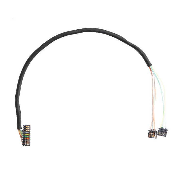 工場 オーダーメイド 0.6 ピッチ JST 04XSR TO JST 10XSR IDCワイヤーハーネスケーブル組立
