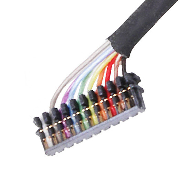 工場 オーダーメイド 0.6 PITCHケーブル組立て JST 04XSR-36KHF 06XSR-36KHF 10XSR-36KHF マイクロコアックスコネクタ