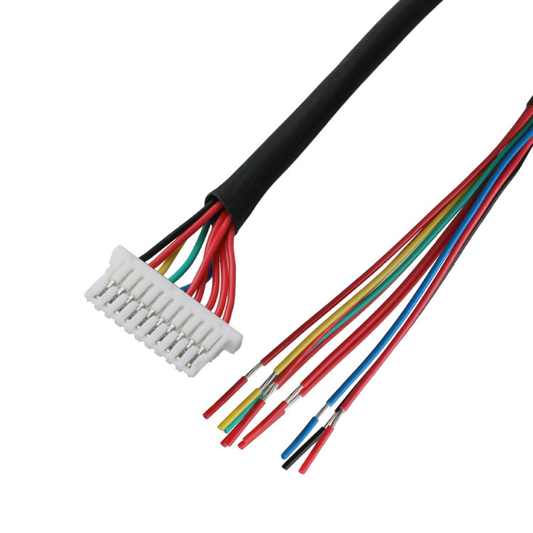 Lvdsケーブル 10P JST SHLP-10V-S-B 半断線帯 オーダーメイド同軸ケーブルアセンブリ 自動車