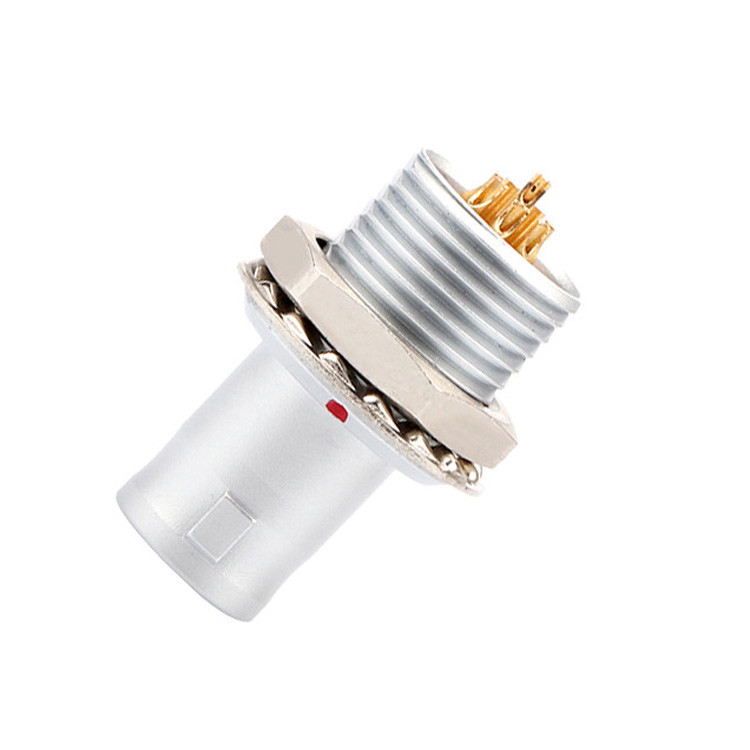 自動ロック 8Pin T2 円形接続パネル 固定プラグ