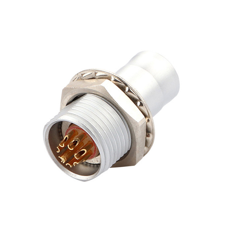自動ロック 8Pin T2 円形接続パネル 固定プラグ