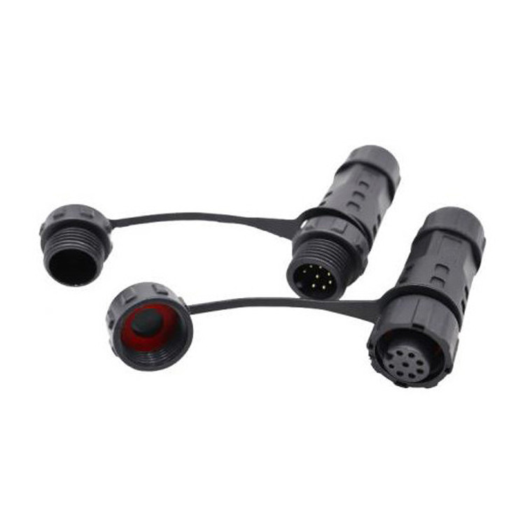 工場 ミニ M12 8ピン円形プラグ接続器 防水産業 IP67 男性 / 女性