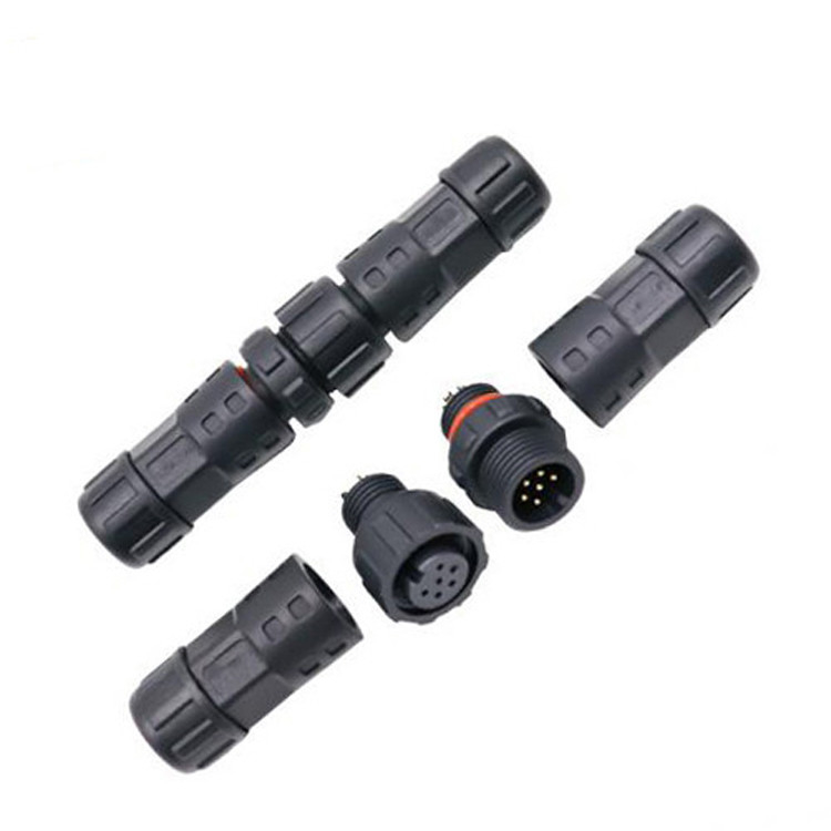 工場 ミニ M12 8ピン円形プラグ接続器 防水産業 IP67 男性 / 女性