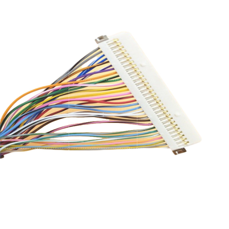 40 Pinへの導かれたLcdのコンバーターの虹LVDSのケーブル会議の 30 PinのプラグDF13-40DP