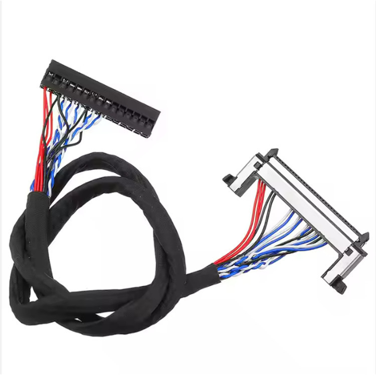 Du Pont 2*15のピン コネクタ2.0mmへのUL1571 28AWG Lvdsの表示ケーブル30 Pin 1.0mm