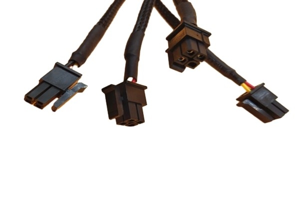 2*2p Molex 43025の黒いコネクターのマイクロは3pin Jst - Ph2.0 26awgワイヤー馬具に3.0mmピッチに合いました