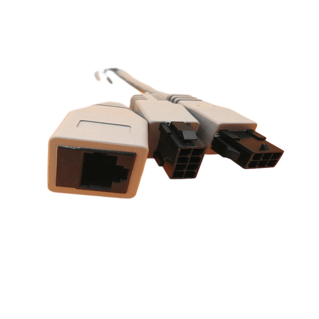 Molex43025-2400 3.0mmのソケットRJ45女性のMolex 4.2mm 6 Pinへの注文のケーブル会議