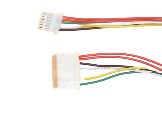 28AGWのSHLP 6pin 1.0mmピッチへの良質JST PHR 5pin 2.0mmピッチは馬具をワイヤーで縛ります