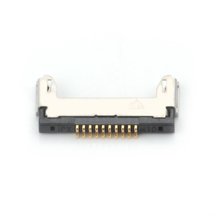 マイクロコアキシアルケーブル組 20345-010T32R 0.4 mm 幅と水平交配型10ピンLVDS マイクロコアキシアル接続