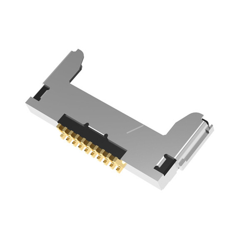 マイクロコアキシアルケーブル組 20345-010T32R 0.4 mm 幅と水平交配型10ピンLVDS マイクロコアキシアル接続