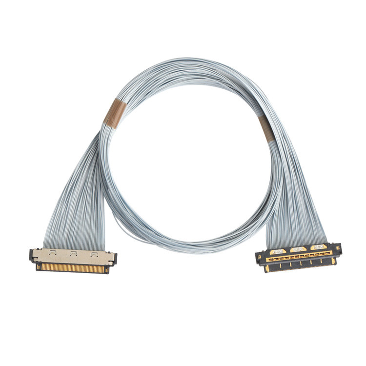 マイクロコアシアルケーブル KEL XSL20-48S 0.25mm ピッチ,44AWG と 46AWG のアプリケーション