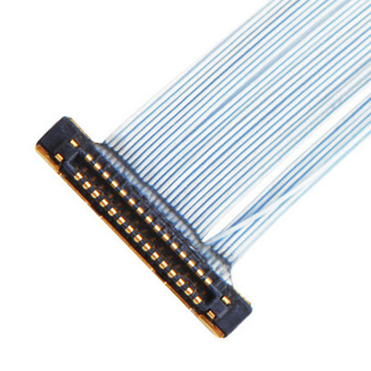 監視カメラのために,0.25mmピッチ KEL XSLS20-30のマイクロコアシアルケーブル組成